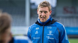 Ole Chr. Heieren Hansen på treningen til Sarpsborg 08