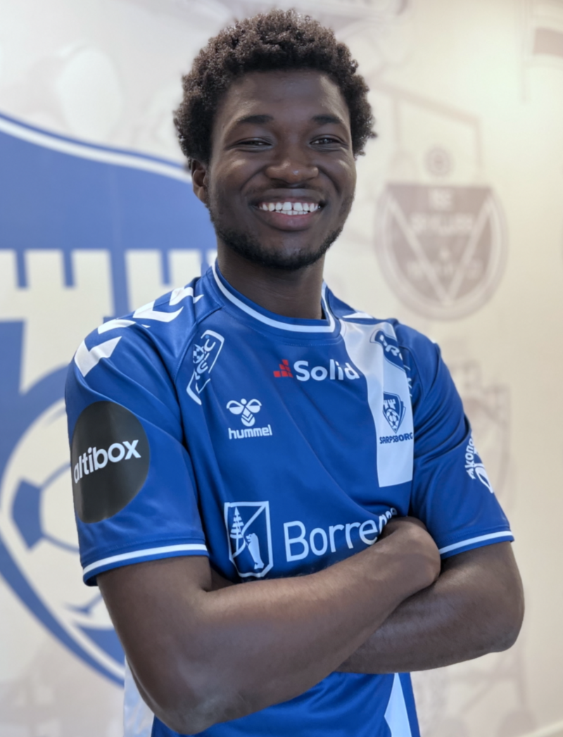 STOLT: Sarpsborg 08s nye nummer 90 - Christopher Bonsu Baah!