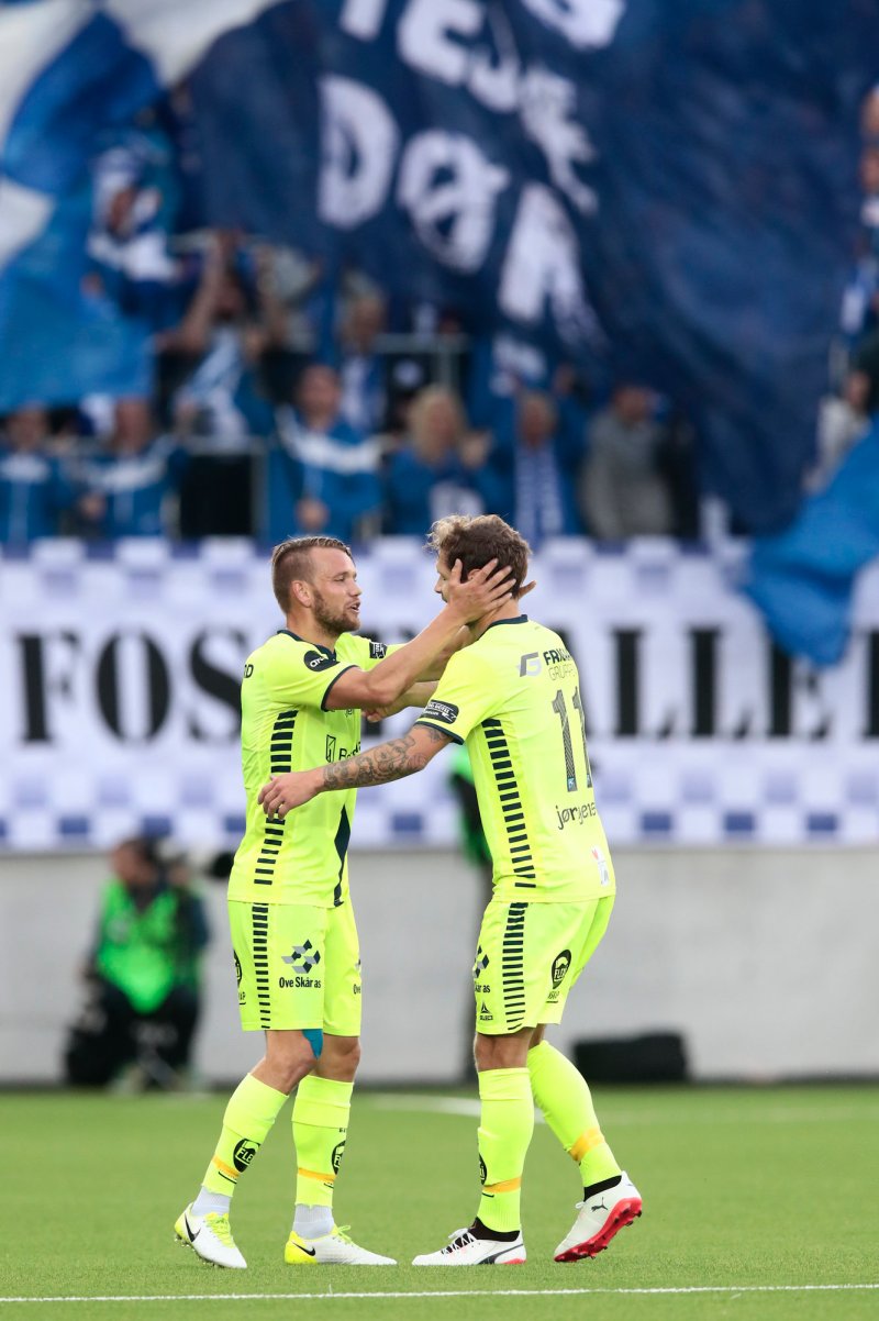 EKTE SARPEHJERTER: Ole Jørgen Halvorsen og Joackim Jørgensen har vært særs viktige for Sarpsborg 08 i 2017.