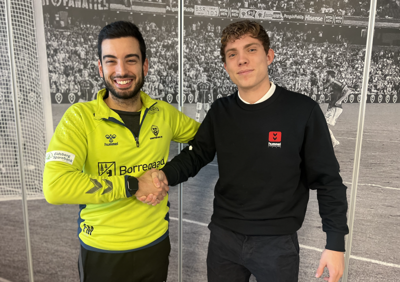 DONE DEAL: Frederico Morais og Jesper Wichstrøm Johansen er fornøyde.