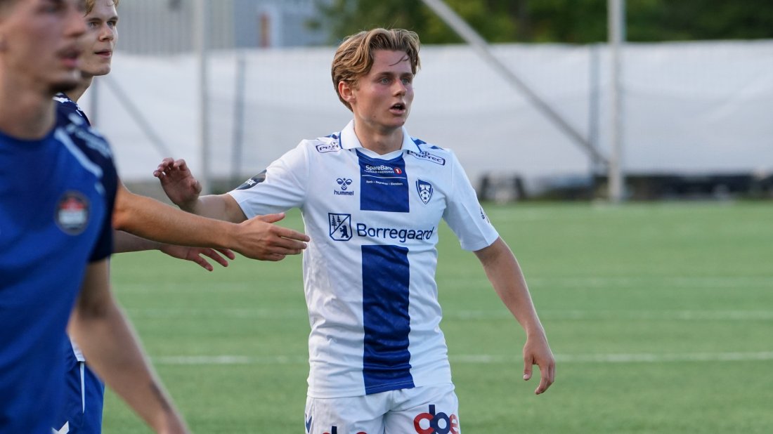 Mads-Barret Olsen gjorde en meget god figur i sin debut på midtbanen