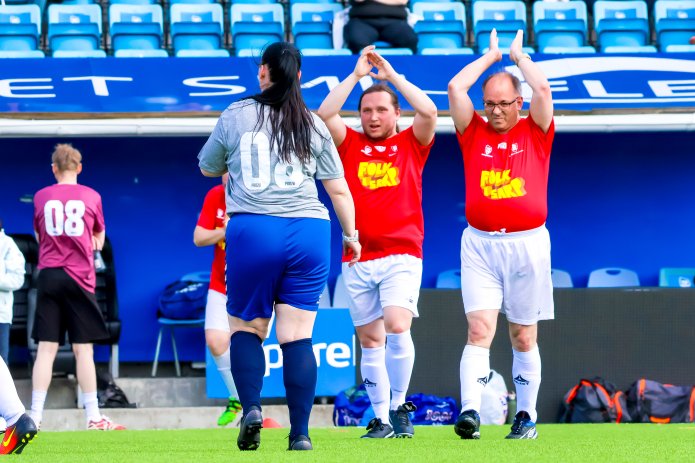 Brobyggende fotball til stor glede